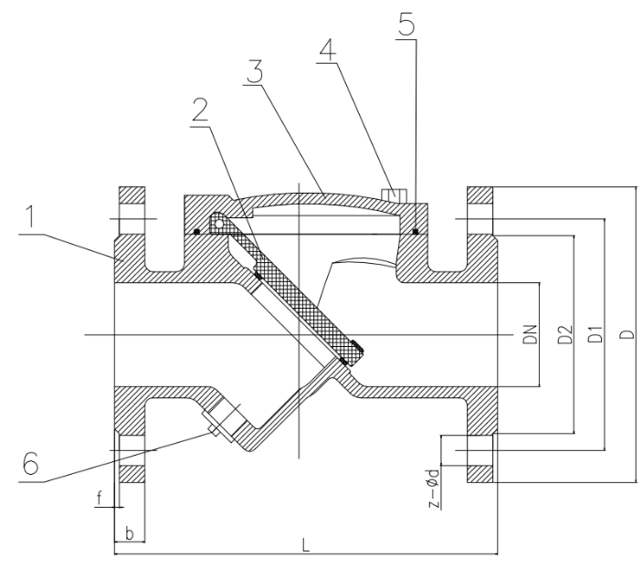 Flex Check Valve Consctruction